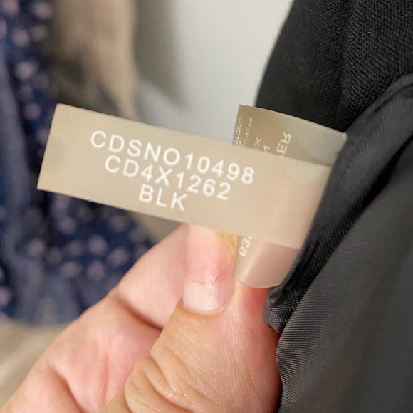 Calvin Klein Buckle Knee Length Little Black Dress - Picture 6 of 7